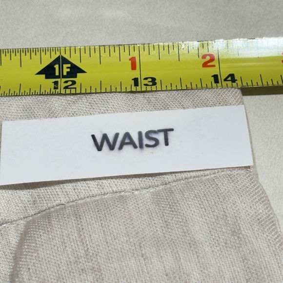 Aritzia Wilfred Women's Allant Linen Blend Ankle Trouser Pants Sz 2 Breathable - Picture 15 of 16